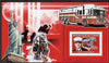 Guinea - Conakry 2006 Fire Trucks & Fire Fighters imperf s/sheet #2 containing 1 value (Chief Ganci) unmounted mint Yv 374