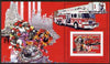 Guinea - Conakry 2006 Fire Trucks & Fire Fighters imperf s/sheet #3 containing 1 value (Mike Kehoe) unmounted mint Yv 375