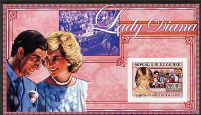 Guinea - Conakry 2006 Princess Diana imperf s/sheet #02 containing 1 value (Wedding Coach) unmounted mint Yv 344