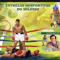 Guinea - Bissau 2007 Sportsmen of the Century imperf s/sheet containing 1 value unmounted mint, Yv 335