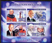 Guinea - Bissau 2007 John Glenn imperf sheetlet containing 4 values unmounted mint, Yv 2290-93