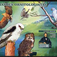 Guinea - Bissau 2007 Ornithologists imperf s/sheet containing 1 value (Birds of Prey) unmounted mint, Yv 343