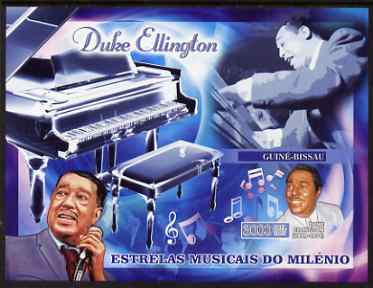 Guinea - Bissau 2007 Music Stars imperf s/sheet containing 1 value (Duke Ellington) unmounted mint, Yv 344