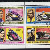Equatorial Guinea 1976 Motor cyclists #1 set of 8 cto used, Mi 895-902