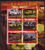 Congo 2007 Fire Engines #1 perf sheetlet containing 6 values fine cto used