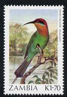Zambia 1987 Birds - 1k70 Bee Eater unmounted mint, SG 497