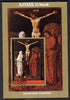 Ajman 1972 Crucifixion (Painting by Van der Goes) perf m/sheet cto used