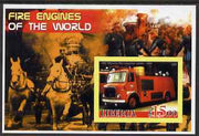 Liberia 2005 Fire Engines of the World #04 imperf s/sheet unmounted mint
