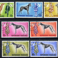 Togo 1967 UNICEF (Dogs) set of 7 cto used, SG 500-506*