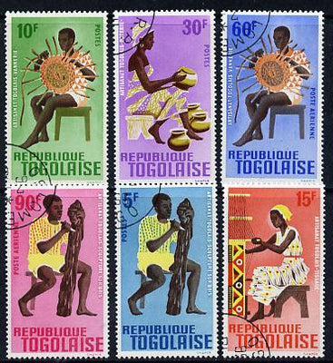 Togo 1966 Arts & Crafts set of 6 cto used, SG 469-74
