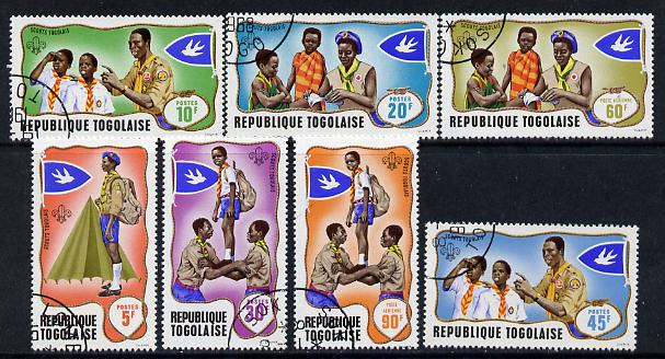 Togo 1968 Scouts set of 7 cto used, SG 613-19*