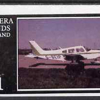 Bernera 1983 Light Aircraft imperf souvenir sheet (£1 value) unmounted mint