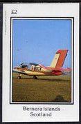 Bernera 1983 Light Aircraft imperf deluxe sheet (£2 value) unmounted mint
