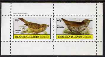 Bernera 1982 Birds #49 perf set of 2 values unmounted mint