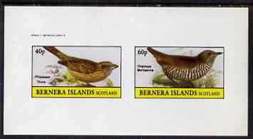 Bernera 1982 Birds #49 imperf set of 2 values unmounted mint