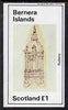 Bernera 1981 Sketches (Rubens) imperf souvenir sheet (£1 value) unmounted mint