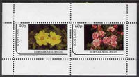 Bernera 1983 Roses perf set of 2 values unmounted mint
