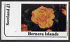 Bernera 1983 Roses imperf souvenir sheet (£1 value) unmounted mint
