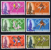 Togo 1968 Mexico Olympic Games set of 6 cto used SG 603-608