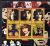 Congo 2007 The Beatles perf sheetlet #2 containing 6 values fine cto used