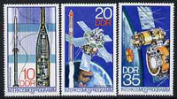 Germany - East 1978 'Interkosmos' Space Programme perf set of 3 unmounted mint SG E2025-7