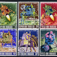 Togo 1969 First Man On The Moon set of 6 cto used, SG 644-49*
