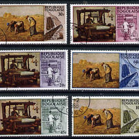 Togo 1968 Paintings of Local Industries set of 6 cto used, SG 577-82*