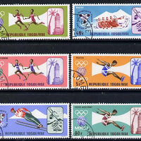 Togo 1967 Olympic Games set of 6 cto used, SG 563-68