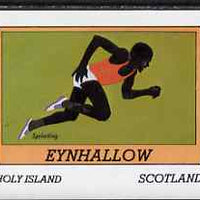 Eynhallow 1981 Sprinting imperf deluxe sheet (£2 value) unmounted mint
