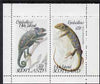 Eynhallow 1983 Lizards perf set of 2 values unmounted mint