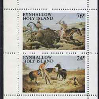 Eynhallow 1983 Wild West perf set of 2 values unmounted mint