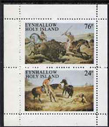 Eynhallow 1983 Wild West perf set of 2 values unmounted mint