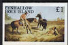 Eynhallow 1983 Wild West imperf souvenir sheet (£1 value - Last War Whoop) unmounted mint