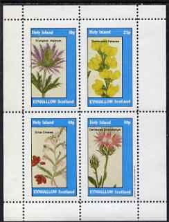 Eynhallow 1983 Flowers #33 perf set of 4 values unmounted mint