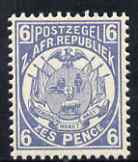 Transvaal 1885-93 General Issue 6d pale dull-blue Perf 12.5 unmounted mint, SG 182