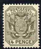 Transvaal 1895-96 Wagon with Poles 4d olive-black unmounted mint, SG 209