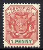 Transvaal 1896-97 Wagon with Poles 1d red & green unmounted mint, SG 217