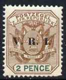 Transvaal 1900 V.R.I. overprint on 2d brown & green unmounted mint, SG 228