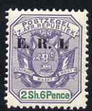 Transvaal 1901-02 E.R.I. overprint on 2s6d dull violet & green unmounted mint, SG 242