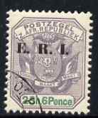 Transvaal 1901-02 E.R.I. overprint on 2s6d dull violet & green fine cds used, SG 242