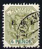Transvaal 1901-02 E.R.I. overprint on 4d sage-green & green fine cds used, SG 241