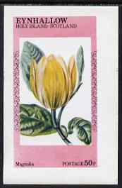 Eynhallow 1974 Flowers #1 - Magnolia imperf deluxe sheet (£2 value) unmounted mint