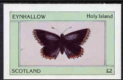 Eynhallow 1981 Butterflies imperf deluxe sheet (£2 value) unmounted mint