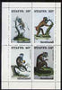Staffa 1983 Primates perf set of 4 values unmounted mint