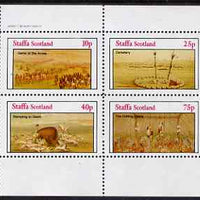 Staffa 1982 N American Indians #05 perf set of 4 values unmounted mint