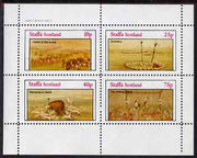 Staffa 1982 N American Indians #05 perf set of 4 values unmounted mint