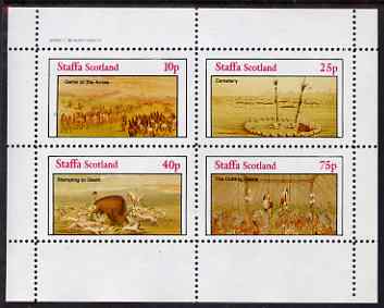 Staffa 1982 N American Indians #05 perf set of 4 values unmounted mint