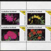 Eynhallow 1983 Flowers perf set of 4 values unmounted mint