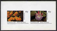Eynhallow 1983 Flowers imperf set of 2 values unmounted mint