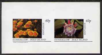 Eynhallow 1983 Flowers imperf set of 2 values unmounted mint